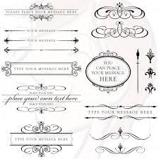 Wedding Clipart Calligraphy Frame Bridal Invites Save The Date Scrapbook Embellish Wedding Invitations Diy Vintage Clip Art Vintage Vintage Wedding Invitations