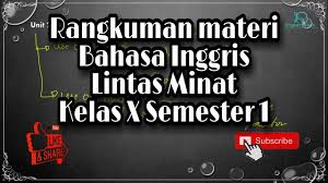 Prose atau prosa merupakan karya tulis yang memiliki ritme yang besar dan biasanya digunakan untuk menuagkan ide atau gagasan akan suatu hal. Rangkuman Materi Bahasa Inggris Lintas Minat Kelas Xi Semester Ganjil Youtube