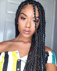 35 Best Senegalese Twist Hairstyles For Women 2020 Guide In 2020 Twist Braid Hairstyles Senegalese Twist Hairstyles Goddess Braids Hairstyles