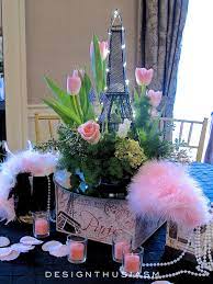 This design is made with a really sensible thought and follow the development of the period with the number of colours and perfect association that will vastly encourage you. Spring Centerpieces And Seasonal Table Decoration Ideas Paris Theme Party Paris Theme Centerpieces Paris Theme