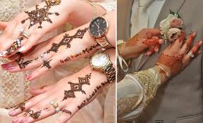 نقوش حناء للعروس hand henna hand tattoos henna