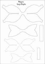 In the vacations, make pretty bows with your kids and use them for any purpose. Hair Bow Template Printable Refreshing Hair Bow Templates Cost Free Diy Hair Bows Bow Template Diy Leather Bows