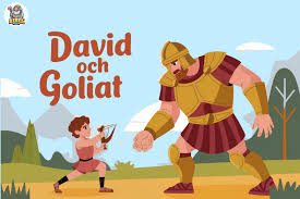 Berättelsen om David och Goliat för barn