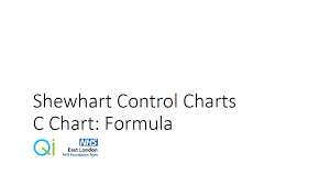 C Chart Formula Quality Improvement East London Nhs