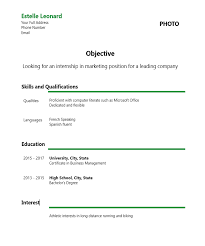 Select from our wide variety of resumes that cater to all sorts of job positions. Student Internship Cv Template