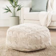 Check spelling or type a new query. Cable Knit Pouf Wayfair