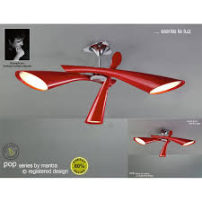 Free delivery over £40 to most of the uk great selection excellent customer service find everything for a. Mantra Pop M0912 Semi Flush In Red At Lovelights Co Uk