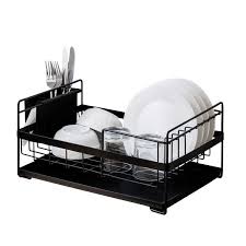 kitchen storage organizer dish drainer