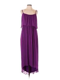 Details About White House Black Market Women Purple Casual Dress 10