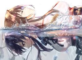 We have 60+ background pictures for you! 4514866 Long Hair Headband Anime Kantai Collection Anime Girls Japanese Clothes Red Eyes White Background Anthropomorphism Underwater Black Hair Black Cat Character Bubbles Wallpaper Mocah Hd Wallpapers