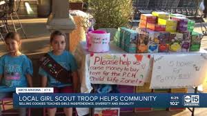 And so, when she told them she had killed him, after… Helping Kids Go Places Girl Scout Troop 2137