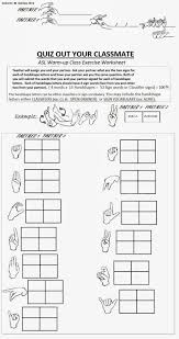 Asl Macgyver Handshapes Classifiers Quiz Out Your Classmate Printable Worksheets Worksheet Template Worksheets