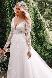 Essense Of Australia D2846 Long Sleeve Wedding Dress Lace Essense Of Australia Wedding Dresses Lace Wedding Dress With Sleeves