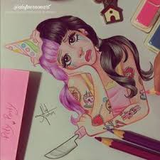 Continue The Song Did My Invitations Disappear Finally Finished My Illustratio Melanie Martinez Drawings Melanie Martinez Crybaby Melanie Martinez