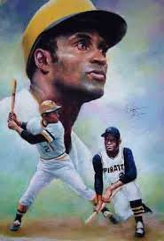 Roberto Clemente Pittsburgh Pirates MLB Baseball Poster Art Print
