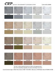 Concrete Sealer Color Chart Benibul Co