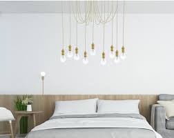 Multi Pendant Bedroom Chandelier Modern Chandelier Beige Neutral Brass Unique Modern Lighting Chandelier Pendant Lights Antique Bulbs Low Energy Light Bulbs