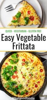 Easy Vegetable Frittata Recipe Easy Vegetable Frittata Vegetable Frittata Recipes Frittata Recipes