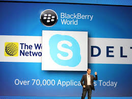Blackberry 10 App Selection