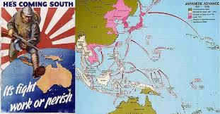 1802 map of australia, south east asia and the south west pacific, japan and western china. The Japanese Invasion Threat Of Australia