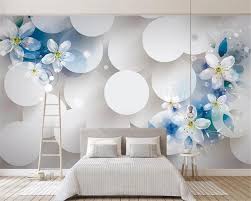 You will find inspiring bedroom furniture here. 3d Wallpaper Designs For Living Room In Blue 3d Flower Living Room Tv Sofa Background Wallpaper Stickers From Yunlin188 12 27 Dhgate Com