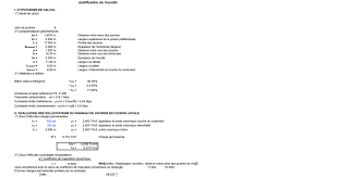Justification Du Hourdis Xls