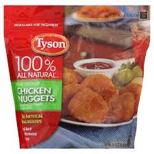 Tyson Chicken Nuggets Breaded Fully Cooked 100 All Natural Frozen