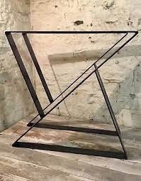 In this comparison, rmb is the base currency and nzd is the quote or counter currency. 2 Handmade Z Frame Flat Bar Raw Steel Large Dining Table Legs Industrial Ebay