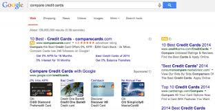 Research and compare the best credit card offers for those with bad credit. Is It Wrong For Google To Promote Its New Credit Card Comparison Tool So Heavily The Search Monitor