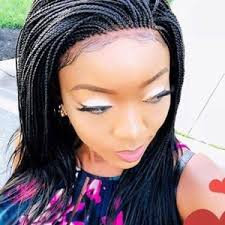 Listo para enviar al día siguiente 2 días de ENVÍO GRATIS Peluca trenzada  de encaje completo, trenzas de caja, peluca trenzada de encaje completo,  pelucas trenzadas sin nudos para mujeres negras -