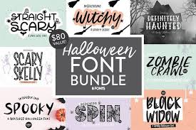 Halloween Font Bundle 809553 Halloween Font Bundles In 2020 Halloween Fonts Font Bundles Lettering Fonts