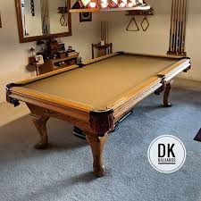 Recushion And Refelt Taupe Cloth Billiards Playpool Dkbilliards Taupe Play Pool Billiards Pool Table