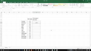 How To Calculate Percent Increase And Decrease In Excel Youtube