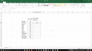 Percentage simply means 'out of 100', so 72% is '72 out of 100' and 4% is '4 3. How To Calculate Percent Increase And Decrease In Excel Youtube