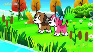 Two Sweet Little Dogs Nursery Rhymes Youtube