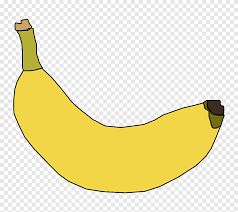 Draw another curved line, slightly longer than and below the first. Banana Drawing Cartoon Banana S Food Fruit Png Pngegg
