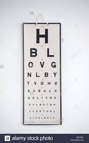 eye test chart stock photos eye test chart stock images