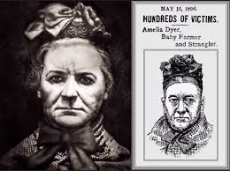 Amelia Dyer : Pembunuh bersiri yang menjerut ratusan bayi hingga mati  sebelum mencampak mayat mereka dalam sungai