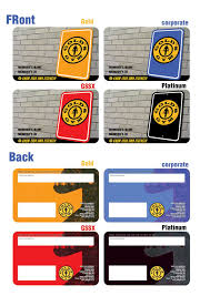 Gold Gym Membership Card