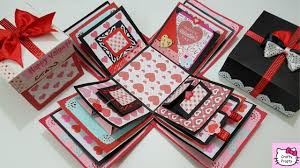 Exploding box template provides you a new way to present your present. Diy Valentines Card Box Novocom Top