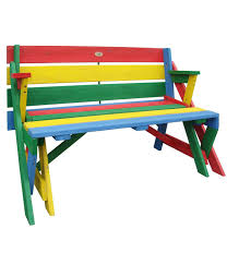 Der laden muss mit verpackte picknickbank beliefert werden. Habau Kinder Picknickbank Bunt 100 X 50 X 62 Cm Dehner