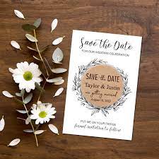 Personalized Save the Date With Envelope and Card Custom - Etsy