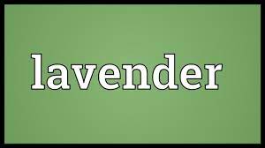 Lavender Meaning Youtube