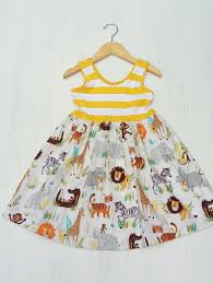 Zoo Dress Girls Party Dress Safari Animal Dress Jungle Animals Dress Tiger Elephant Dr Birthday Party Outfits 1st Birthday Party For Girls Safari Dress