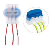 20 Pcs 3 Way Lock Wire Connectors Terminal Block Waterproof Cable Connector