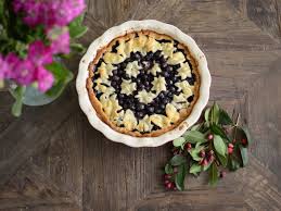 Blueberry And Almond Pie Tarte Aux Myrtilles Et Amandes Almond Pie Food Writing Ready Made Pie Crust