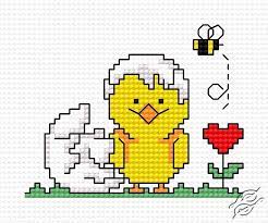See more ideas about cross stitch patterns, cross stitch, easter cross. Easter Chick Ii 00317 By Haftix Patterns