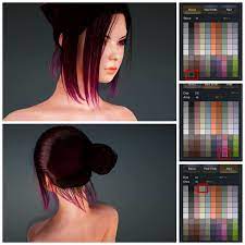 Purple Hair 03 For Black Desert Online Link To Maehwa Template Http Vk Com Wall 83134580 17595 Purple Hair Purple Black