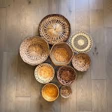 If you are looking for outside dining tables in chelmsford, rayleigh & southend, we have just what you need. Set 9 Wall Hanging Plate Wall Basket Set Wicker Bowl Bohemian Wall Decor Da 2129 3089