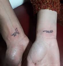 Maybe you would like to learn more about one of these? 30 Matching Tattoos That Are As Clever As They Are Creative Bored Panda